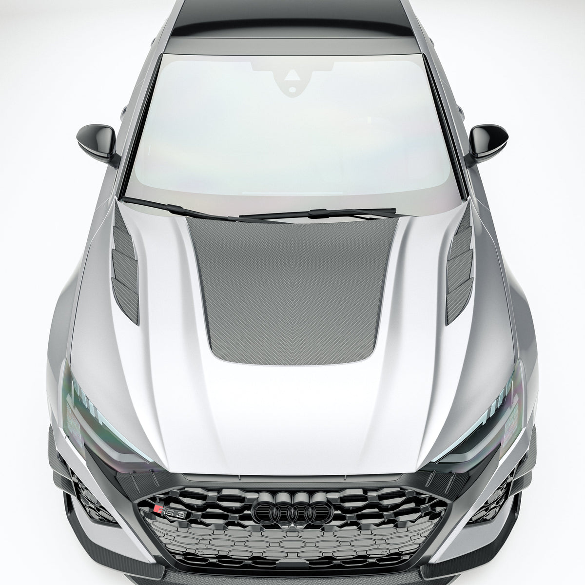 Revozsport Front Lip Audi RS3 8Y Sedan Carbon Fiber Front Lip