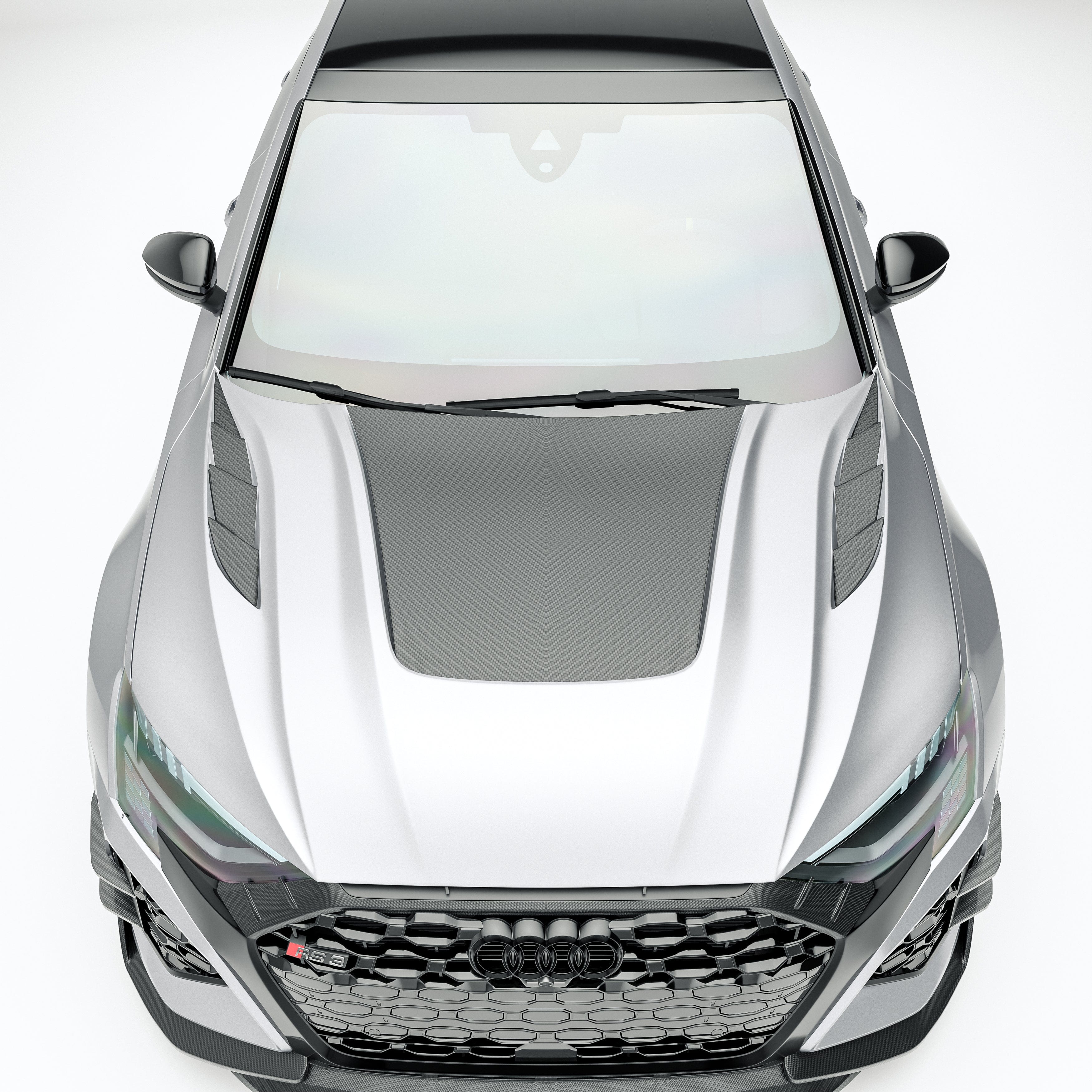 Revozsport Front Lip Audi RS3 8Y Sedan Carbon Fiber Front Lip