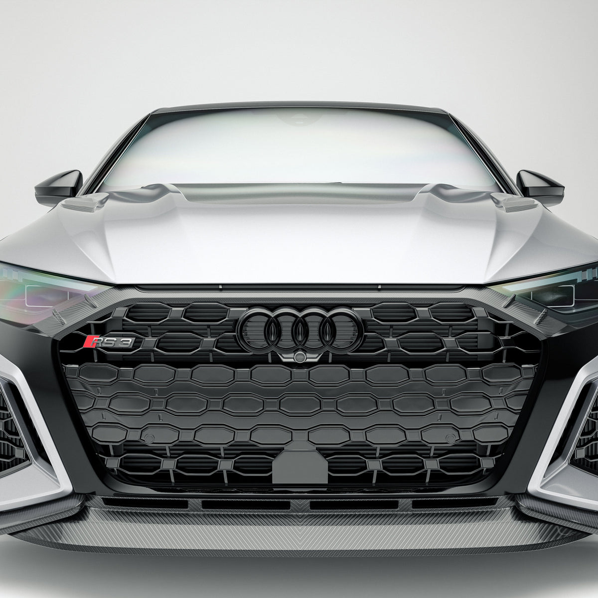 Revozsport Front Lip Audi RS3 8Y Sedan Carbon Fiber Front Lip