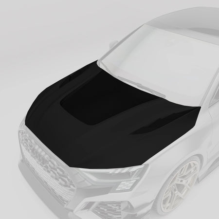 Revozsport Hood Audi RS3 8Y Sedan Carbon Fiber Hood (Bonnet)
