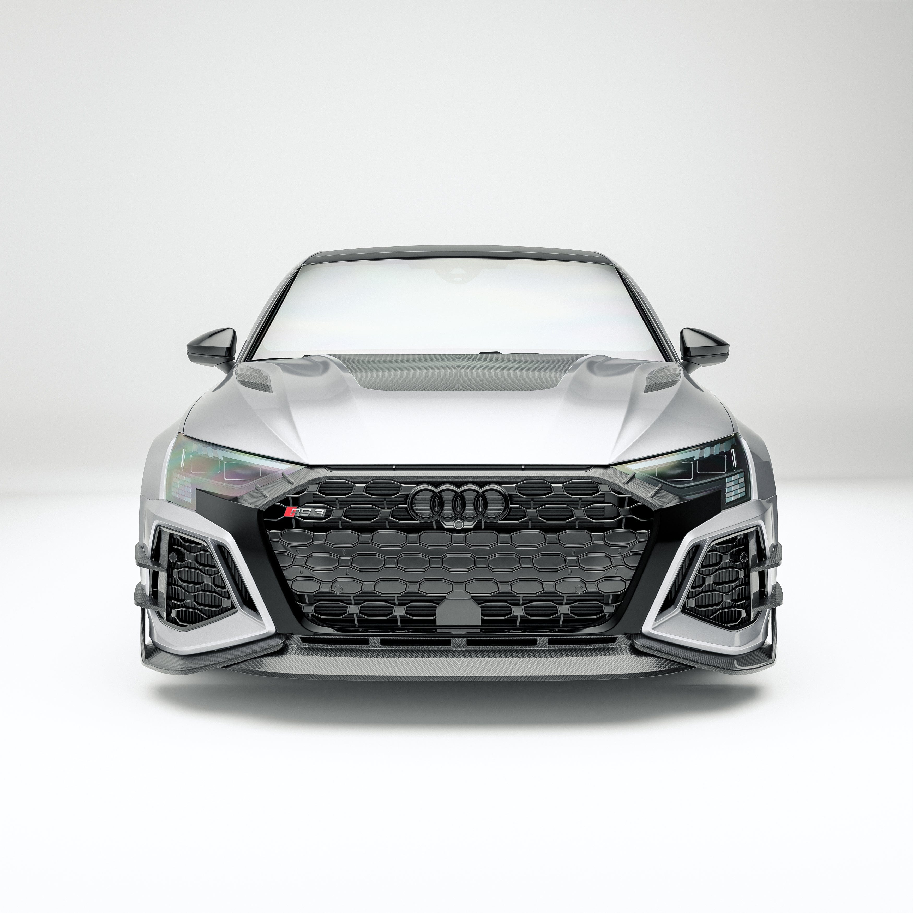 Revozsport Misc. Exterior Audi RS3 8Y Sedan Carbon Fiber Canards
