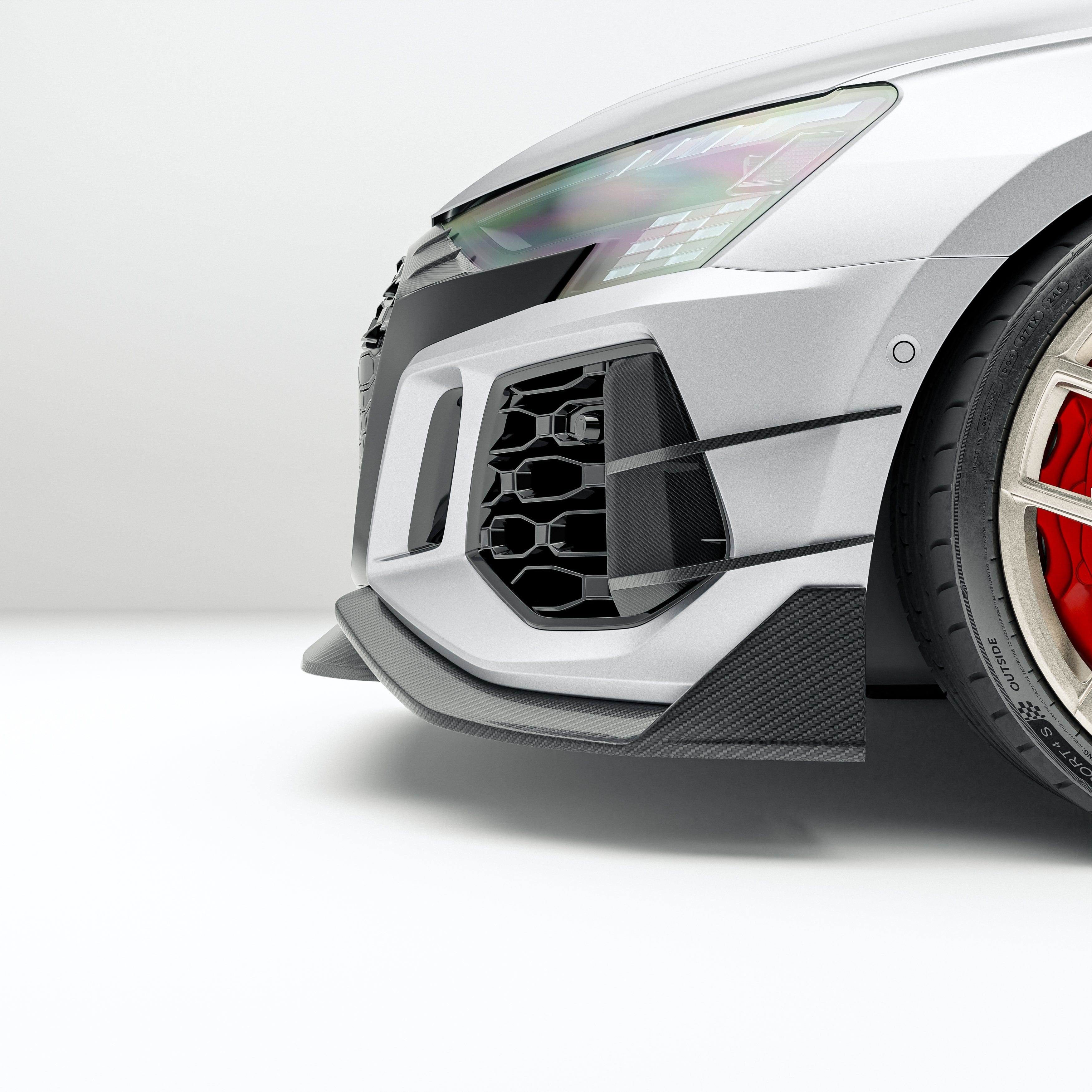 Revozsport Misc. Exterior Audi RS3 8Y Sedan Carbon Fiber Canards