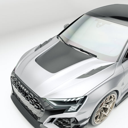 Revozsport Misc. Exterior Audi RS3 8Y Sedan Carbon Fiber Canards
