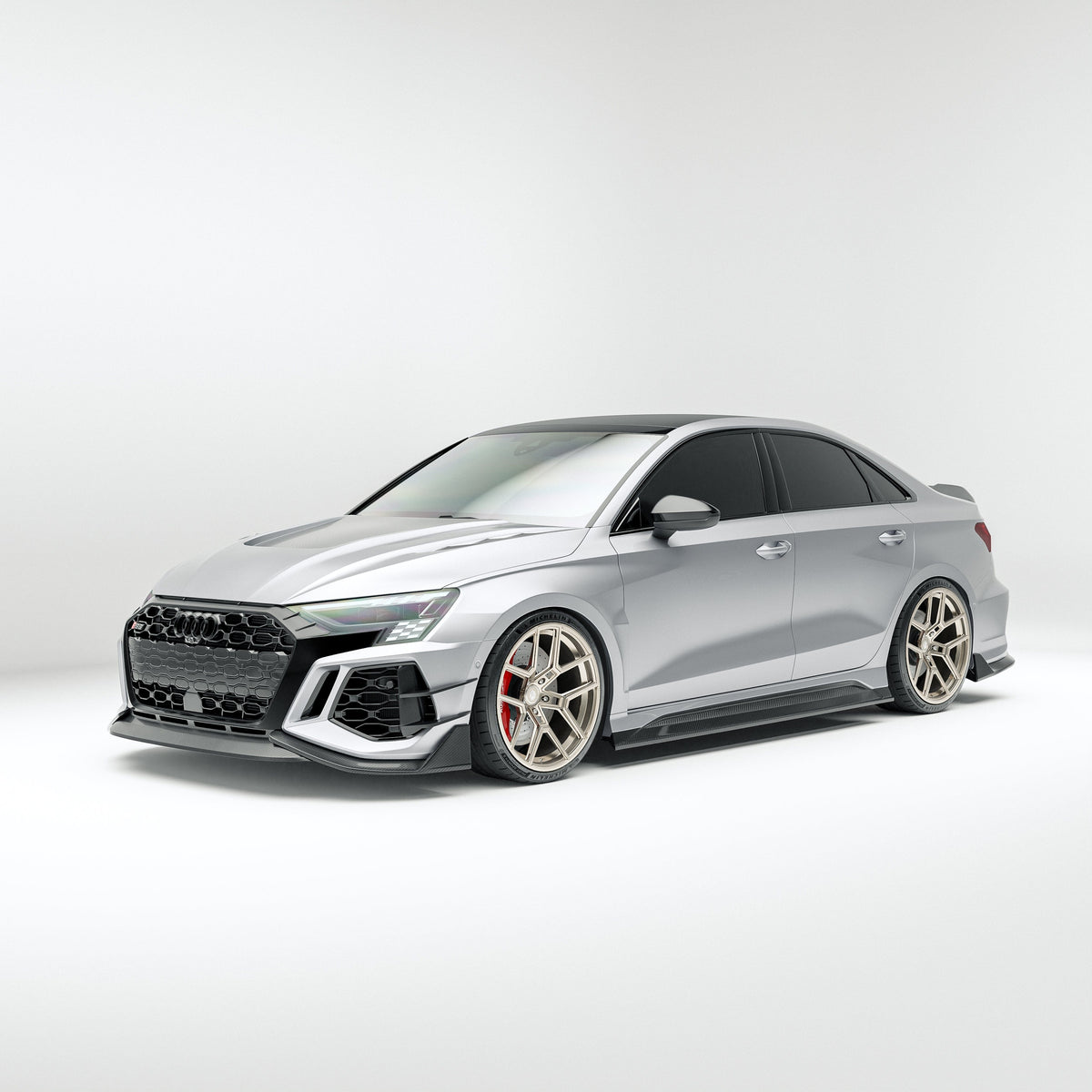 Revozsport Misc. Exterior Audi RS3 8Y Sedan Carbon Fiber Canards
