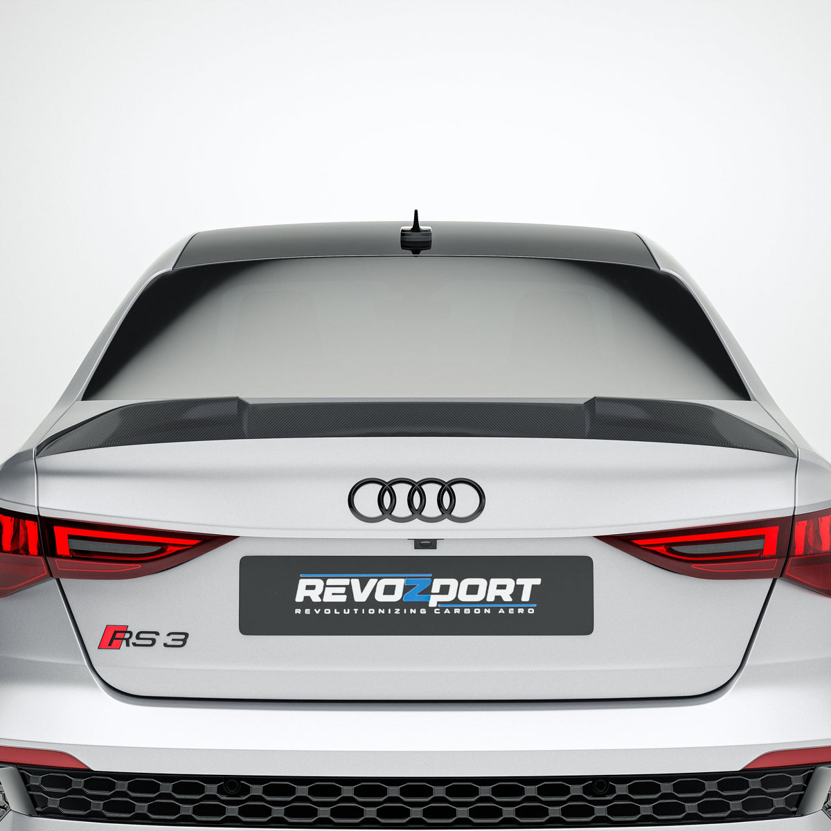Revozsport Spoiler Audi RS3 8Y Sedan Carbon Fiber Trunk Spoiler