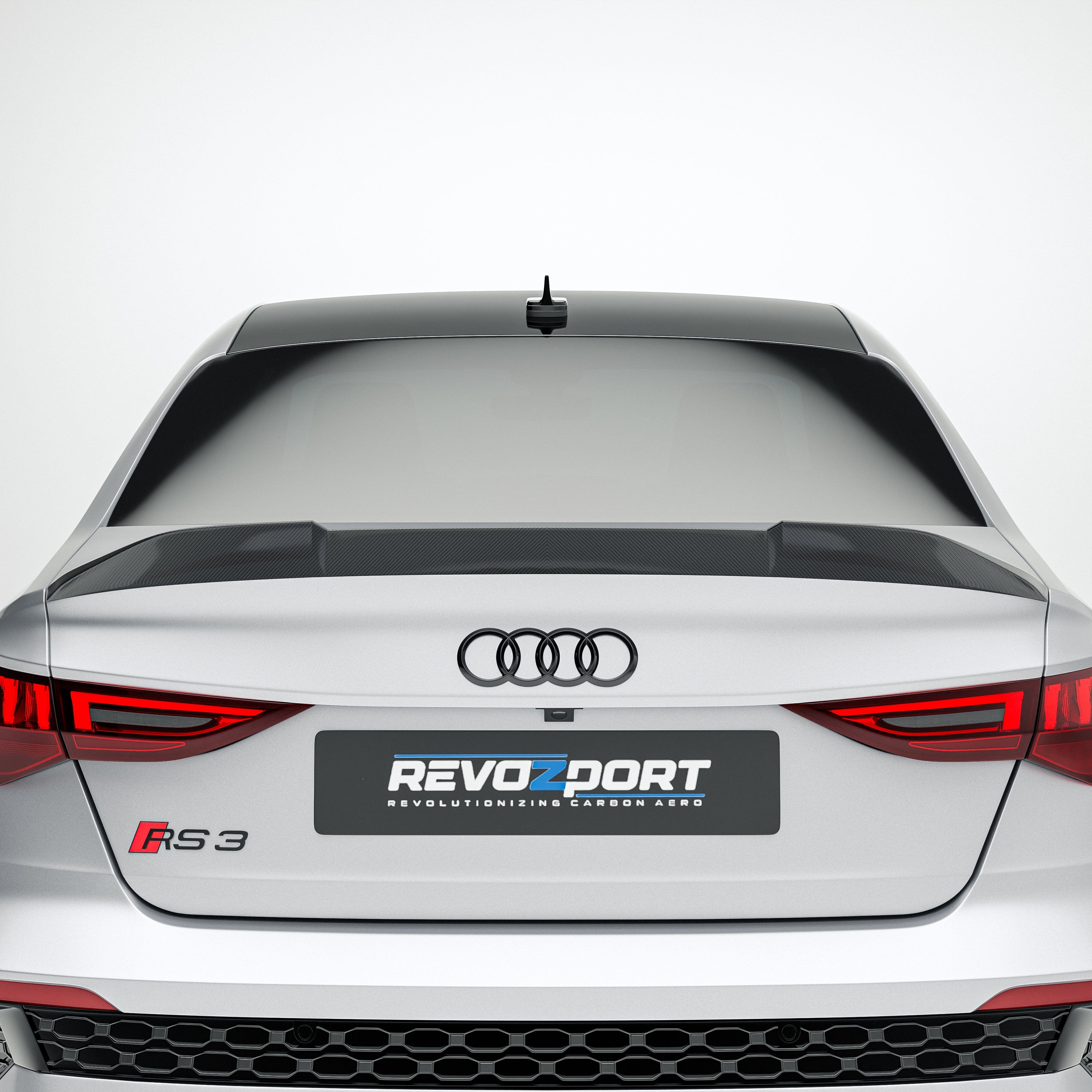 Revozsport Spoiler Audi RS3 8Y Sedan Carbon Fiber Trunk Spoiler