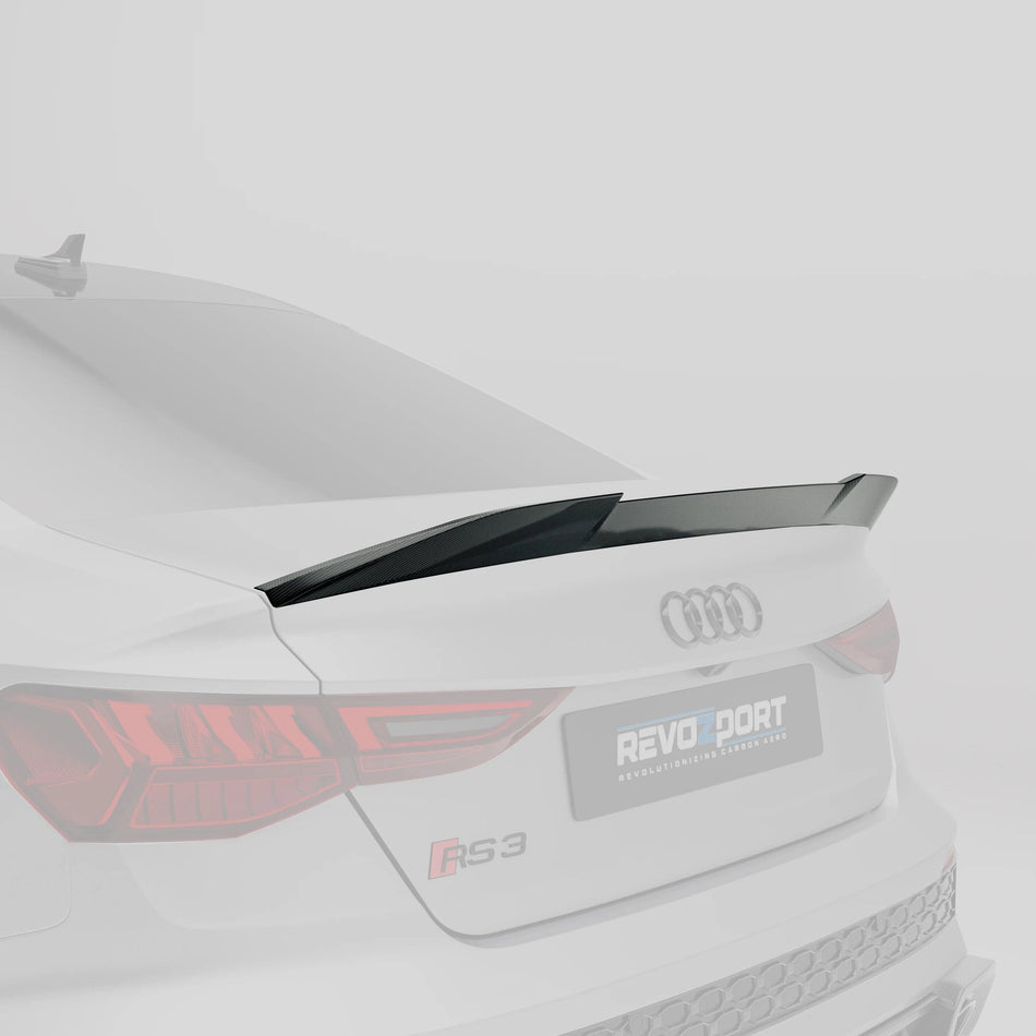 Revozsport Spoiler Audi RS3 8Y Sedan Carbon Fiber Trunk Spoiler