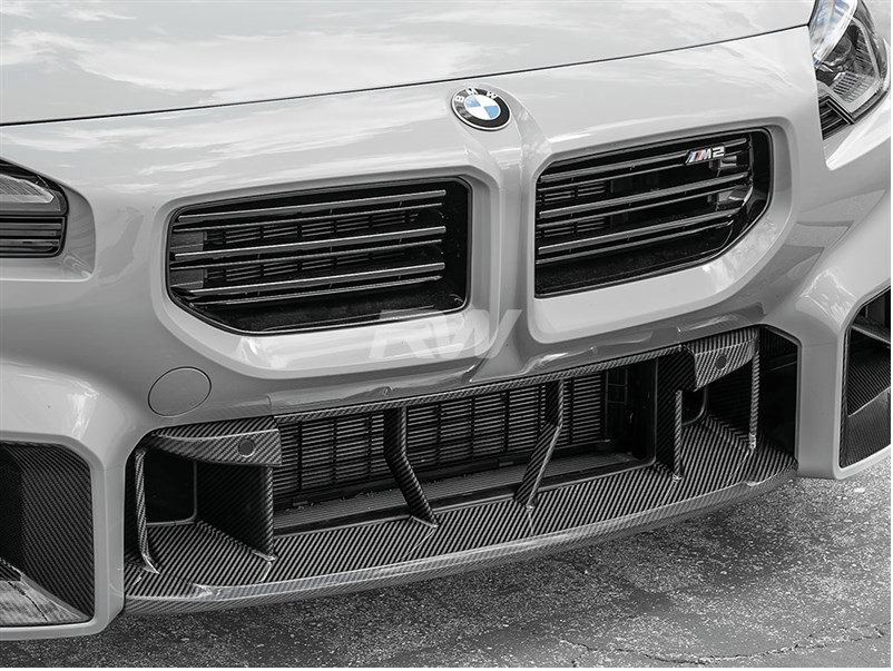 RW Carbon Air Duct RW Carbon BMW G87 M2 OE Style CF Center Front Bumper Trim