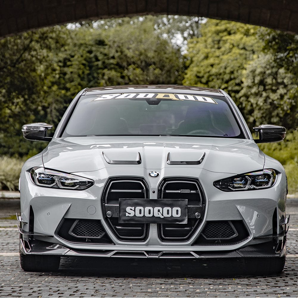 SOOQOO Air Duct SOOQOO BMW M3 G80 Air Inlets In Prepreg Carbon Fiber