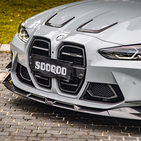 SOOQOO Air Duct SOOQOO BMW M3 G80 Air Inlets In Prepreg Carbon Fiber