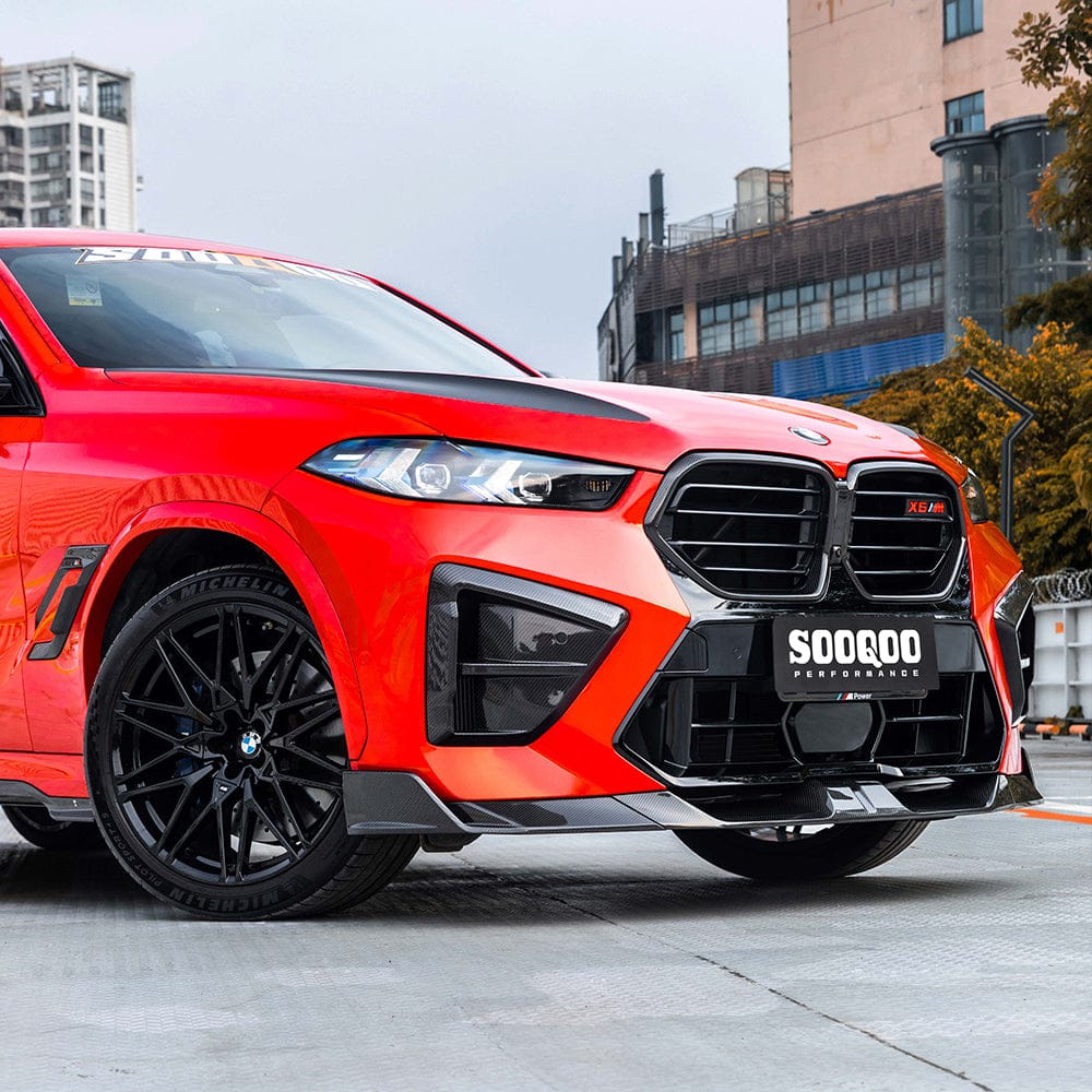SOOQOO Air Duct SOOQOO BMW X5M F95 LCI Air Duct In Prepreg Carbon Fiber