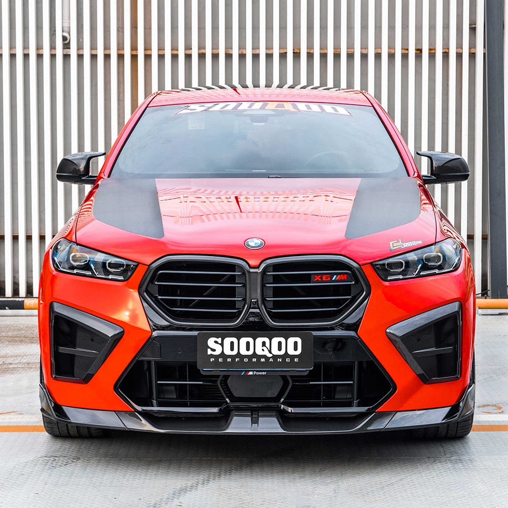 SOOQOO Air Duct SOOQOO BMW X5M F95 LCI Air Duct In Prepreg Carbon Fiber