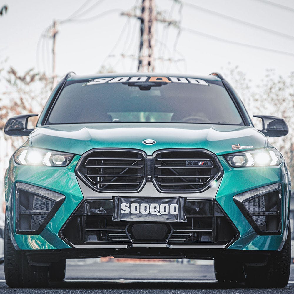 SOOQOO Air Duct SOOQOO BMW X5M F95 LCI Air Duct In Prepreg Carbon Fiber