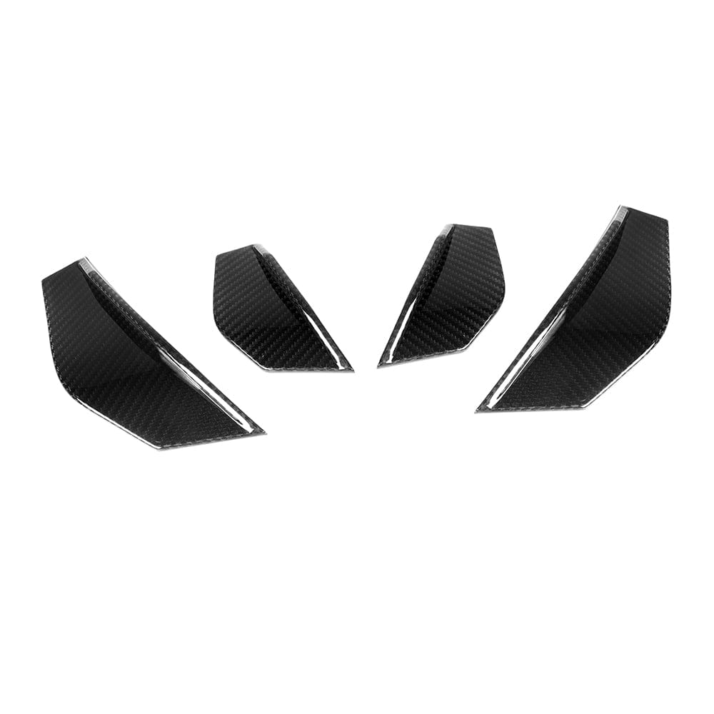 SOOQOO Canard SOOQOO BMW M2 F87 Front Canards In Prepreg Carbon Fiber