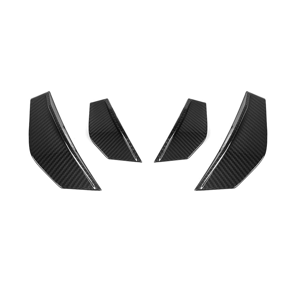 SOOQOO Canard SOOQOO BMW M2 F87 Front Canards In Prepreg Carbon Fiber