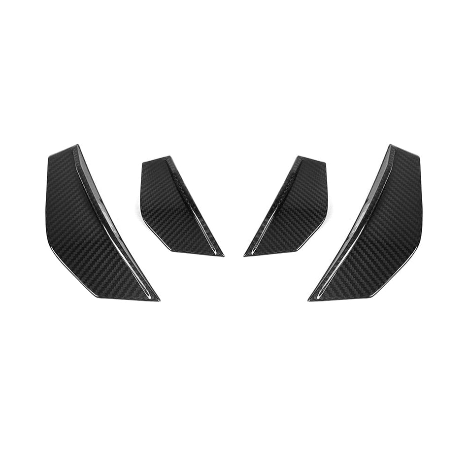 SOOQOO Canard SOOQOO BMW M2 F87 Front Canards In Prepreg Carbon Fiber