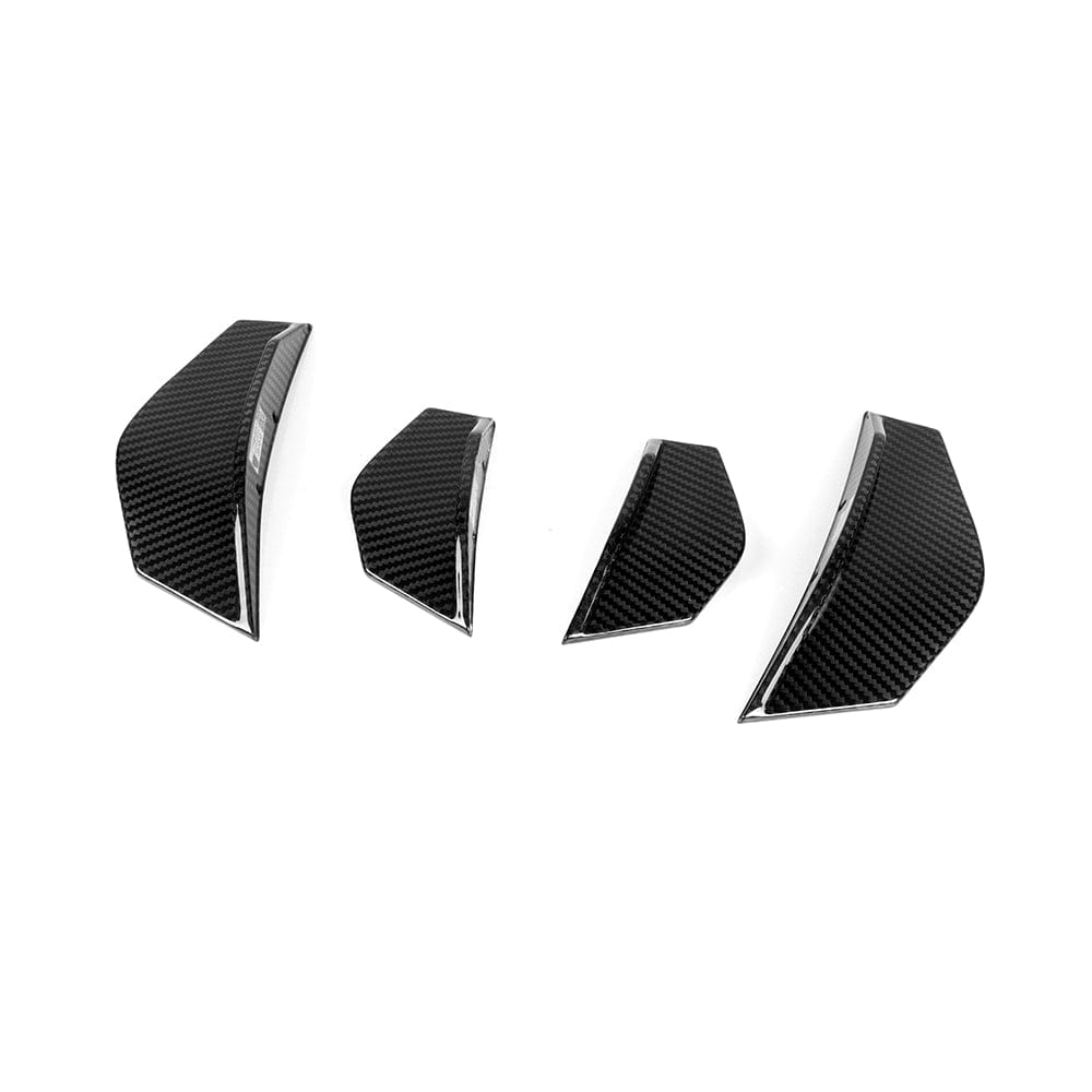 SOOQOO Canard SOOQOO BMW M2 F87 Front Canards In Prepreg Carbon Fiber