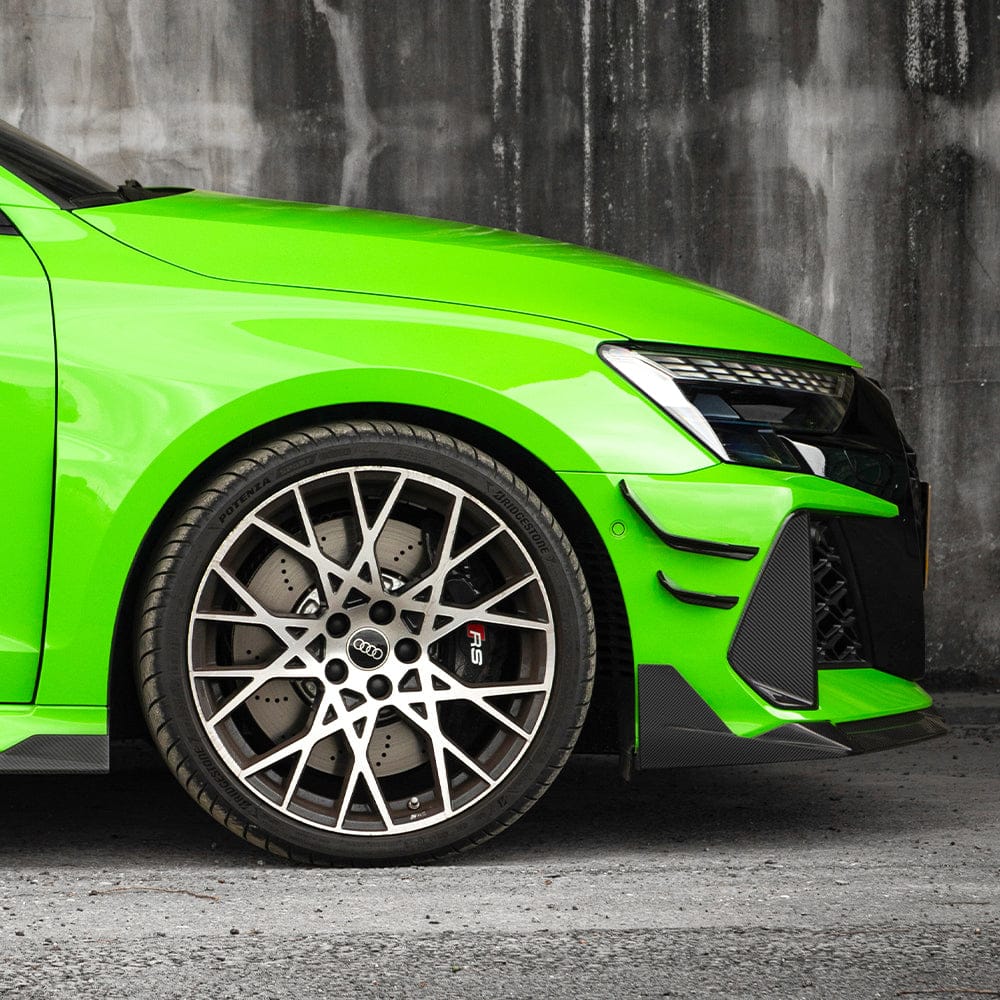 SOOQOO Canards SOOQOO AUDI RS3 8Y Facelift Front Canards In Prepreg Carbon Fiber
