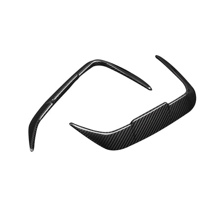 SOOQOO Canards SOOQOO BMW IX3 G08 Rear Bumper Inserts In Prepreg Carbon Fiber