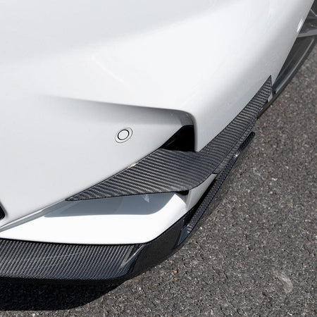SOOQOO Canards SOOQOO BMW M5 G90 Front Canards In Prepreg Carbon Fiber