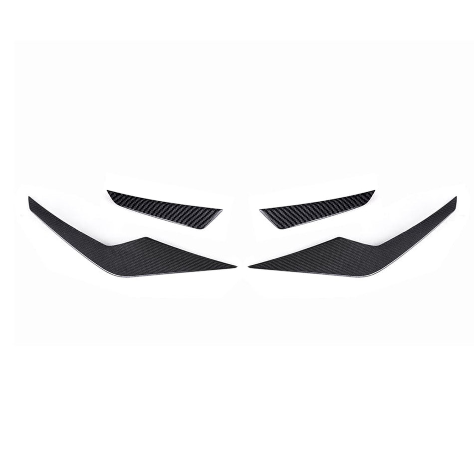 SOOQOO Canards SOOQOO BMW M5 G90 Front Canards In Prepreg Carbon Fiber
