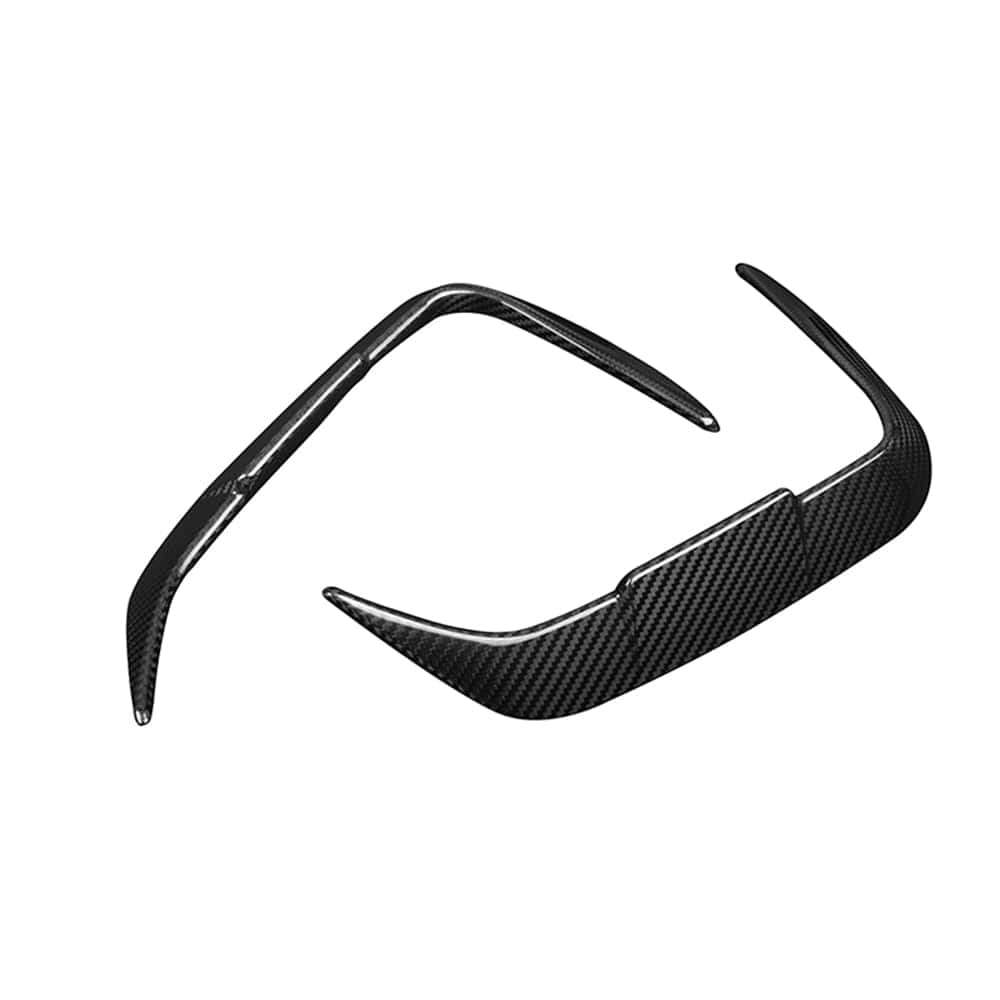 SOOQOO Canards SOOQOO BMW X3 G01 LCI Rear Bumper Insert In Prepreg Carbon Fiber