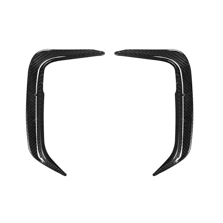 SOOQOO Canards SOOQOO BMW X3M F97 LCI Rear Bumper Insert In Prepreg Carbon Fiber