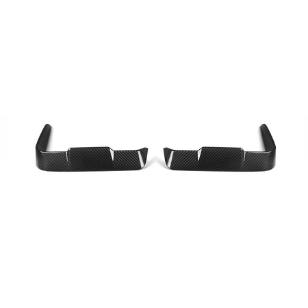SOOQOO Carbon Trim SOOQOO BMW 4 Series G22 Front Bumper Inserts In Prepreg Carbon Fiber