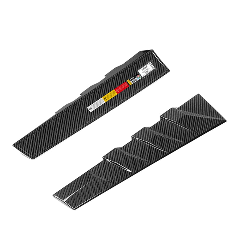 SOOQOO Carbon Trim SOOQOO BMW M3 G81 Rear Window Fins In Prepreg Carbon Fiber