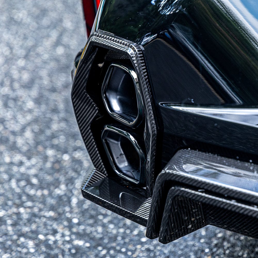 SOOQOO Carbon Trim SOOQOO XM G09 Exhaust Tip Outer Trims in Gloss Carbon