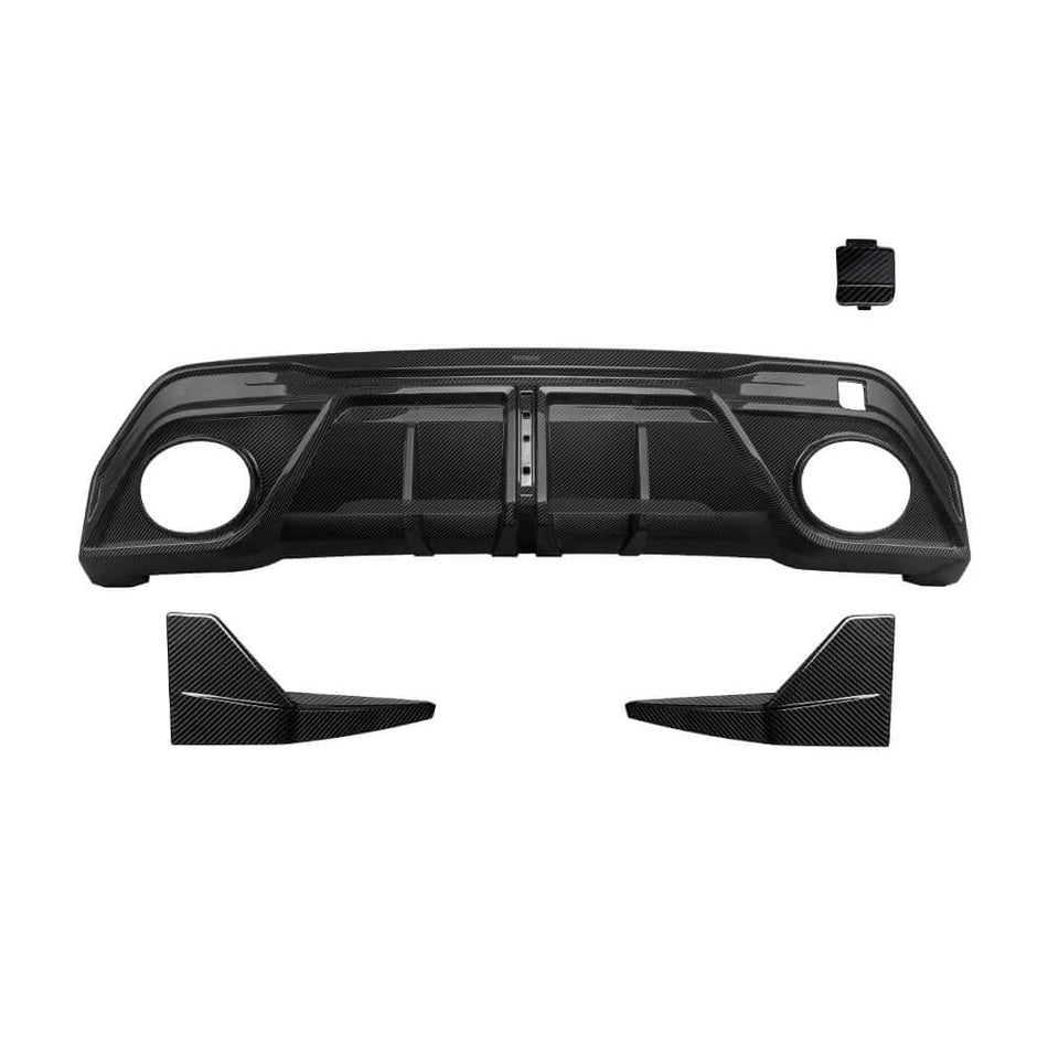 SOOQOO Diffuser SOOQOO AUDI RS3 Sportback 8Y Facelift Rear Diffuser In Prepreg Carbon Fiber