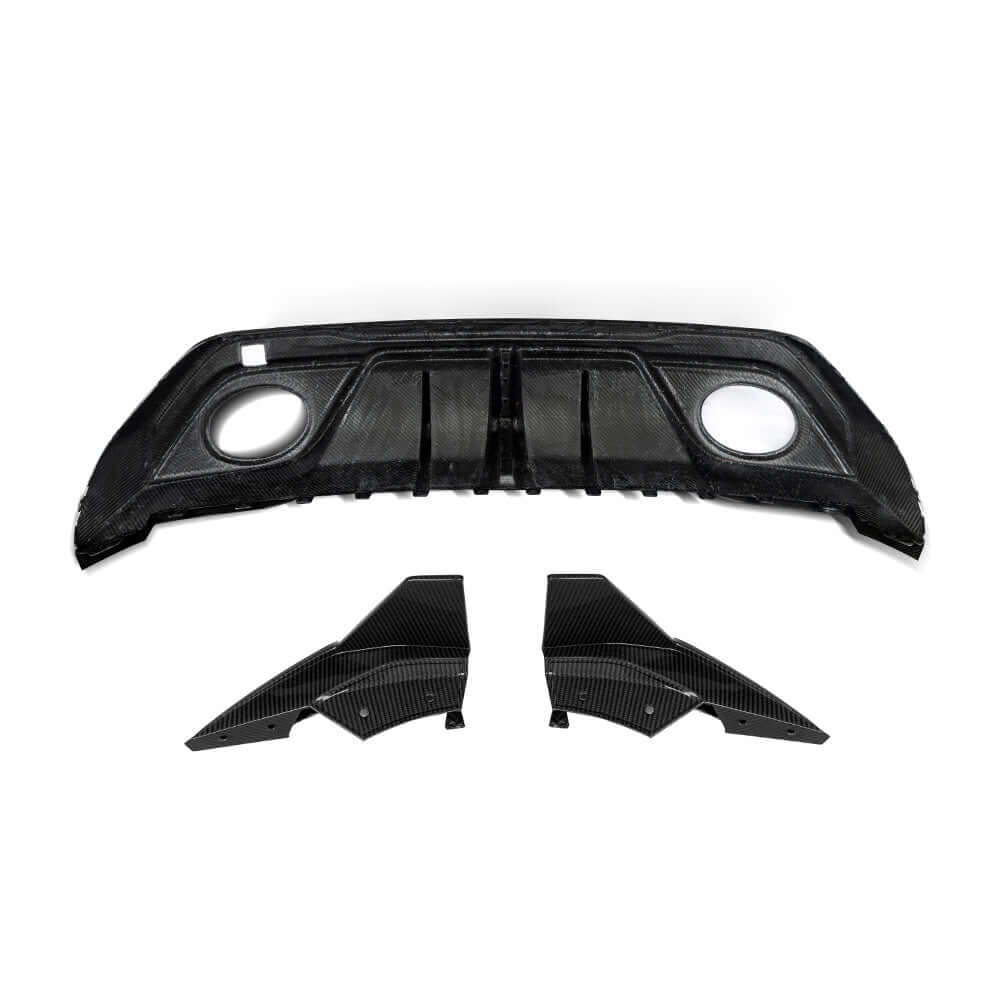 SOOQOO Diffuser SOOQOO AUDI RS3 Sportback 8Y Facelift Rear Diffuser In Prepreg Carbon Fiber