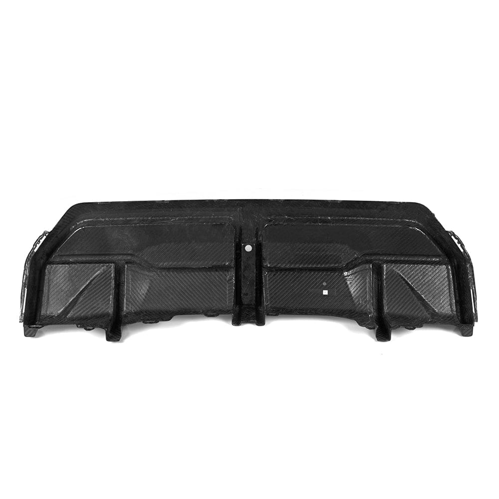 SOOQOO Diffuser SOOQOO BMW 2 Series G42 Rear Diffuser W/brake Light In Prepreg Carbon Fiber