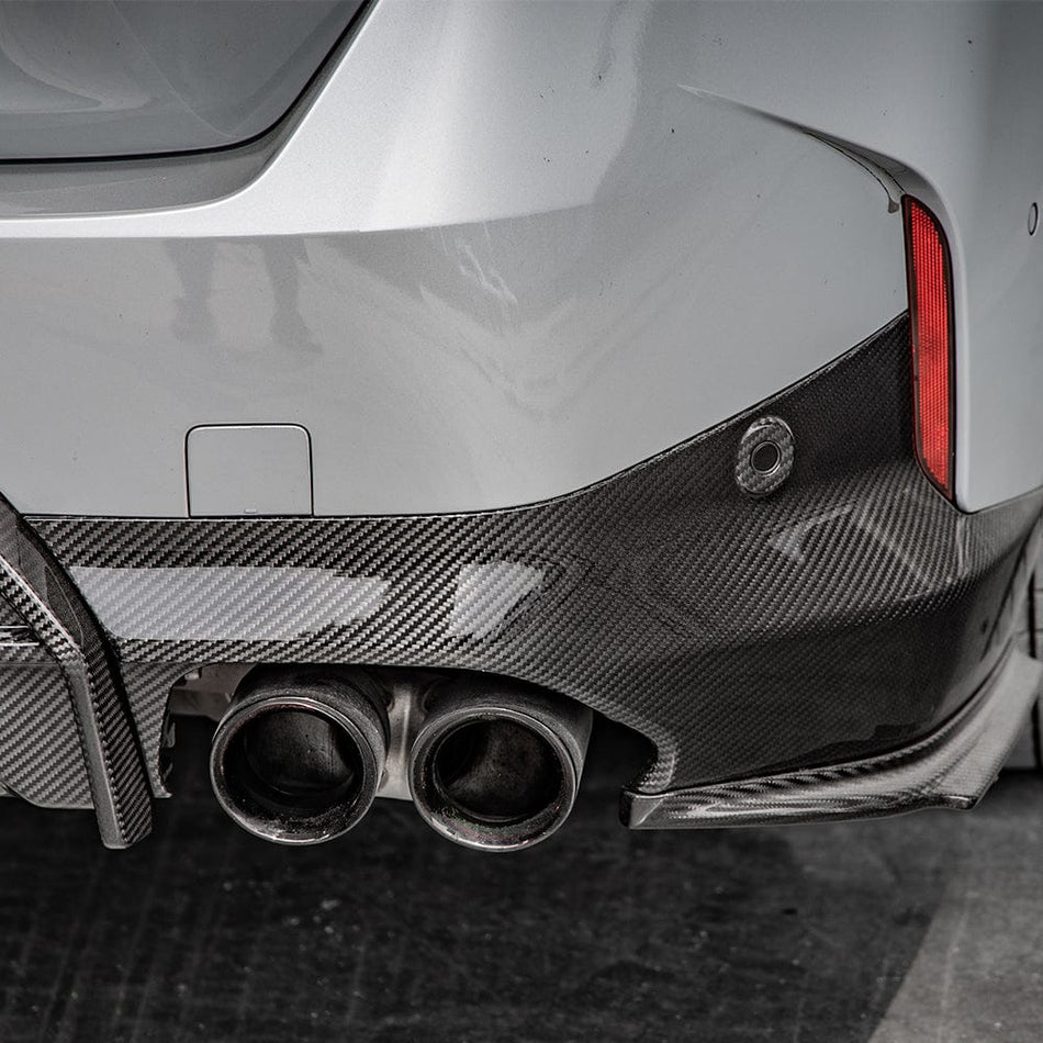 SOOQOO Diffuser SOOQOO BMW 2 Series G42 Side Diffuser In Prepreg Carbon Fiber