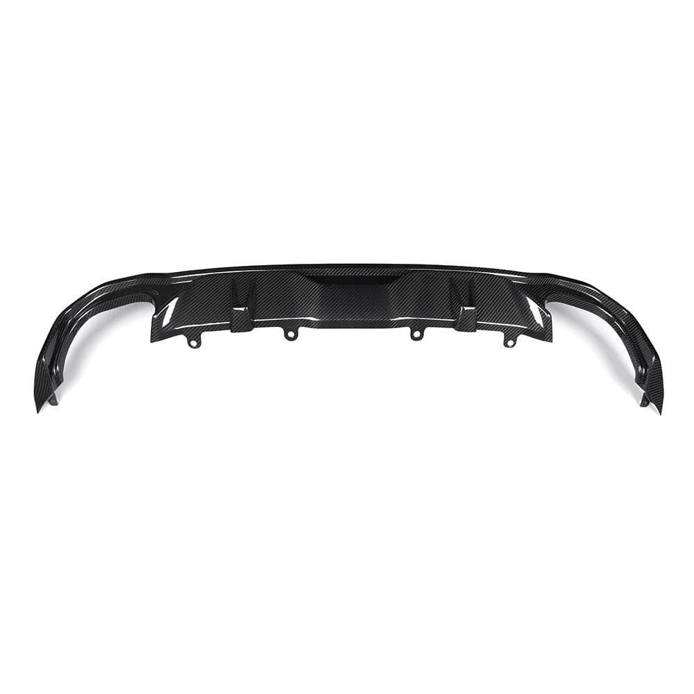 SOOQOO Diffuser SOOQOO BMW 4 Series G26 Rear Diffuser Dual Tips In Prepreg Carbon Fiber