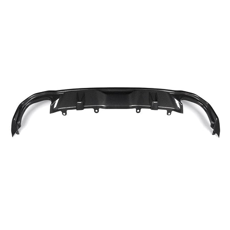 SOOQOO Diffuser SOOQOO BMW 4 Series G26 Rear Diffuser Dual Tips In Prepreg Carbon Fiber