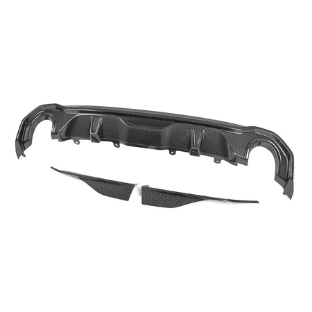 SOOQOO Diffuser SOOQOO BMW 4 Series G26 Rear Diffuser Single Tip In Prepreg Carbon Fiber