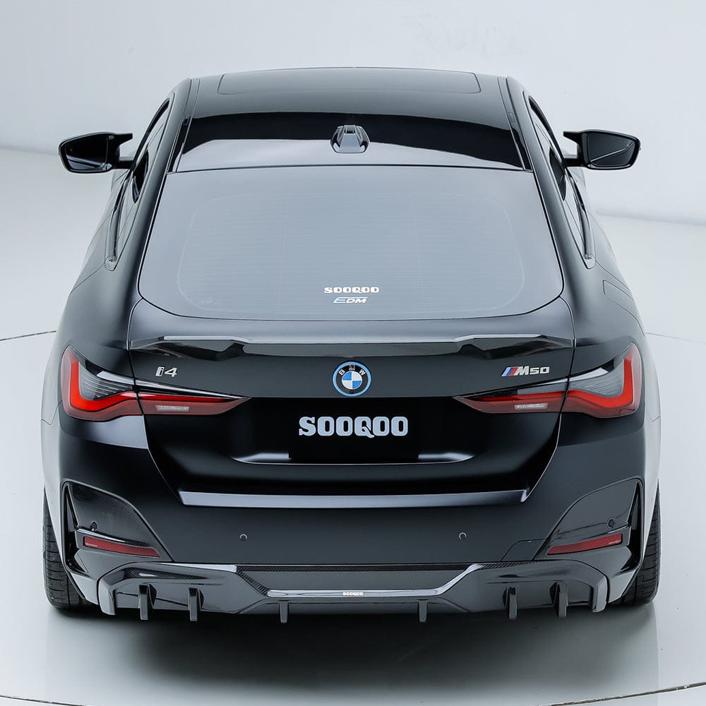 SOOQOO Diffuser SOOQOO BMW I4 G26 Rear Diffuser In Prepreg Carbon Fiber