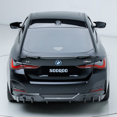 SOOQOO Diffuser SOOQOO BMW I4 G26 Rear Diffuser In Prepreg Carbon Fiber