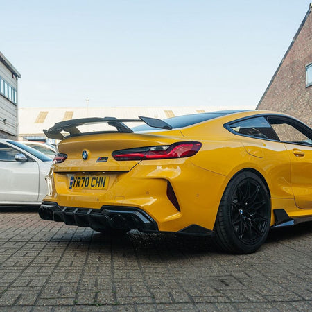 SOOQOO Diffuser SOOQOO BMW M8 F91 Rear Diffuser In Prepreg Carbon Fiber