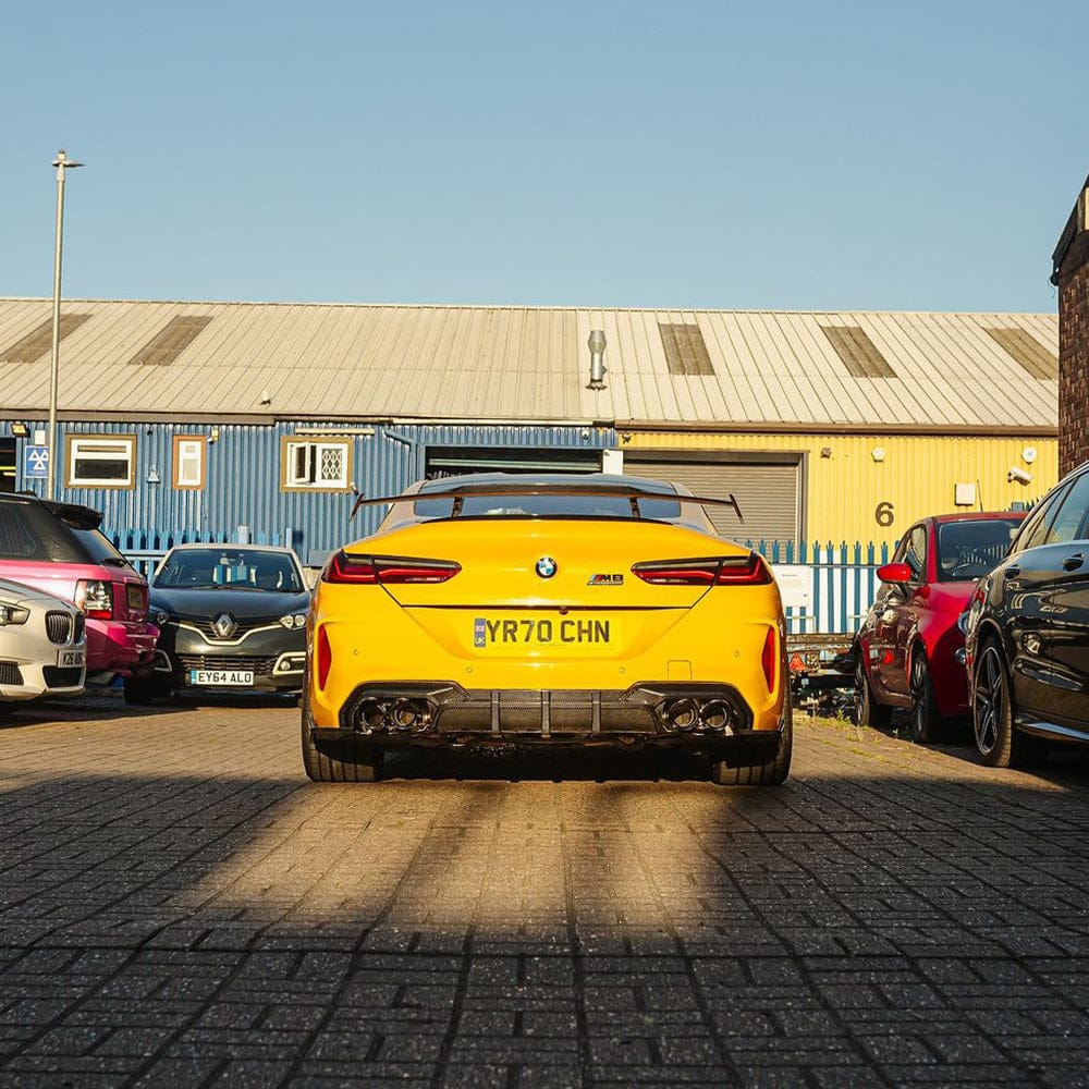 SOOQOO Diffuser SOOQOO BMW M8 F91 Rear Diffuser In Prepreg Carbon Fiber