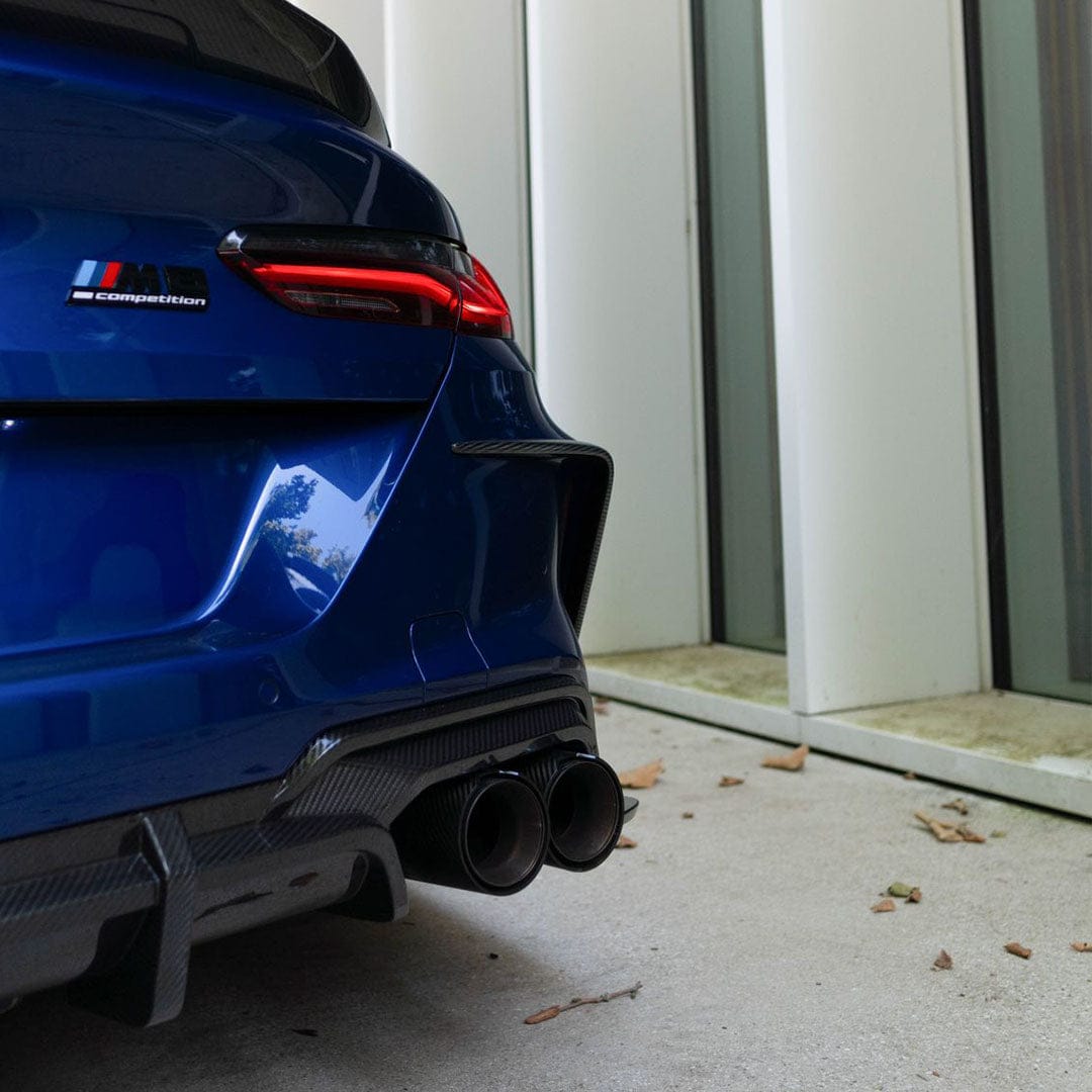 SOOQOO Diffuser SOOQOO BMW M8 F93 Rear Diffuser In Prepreg Carbon Fiber