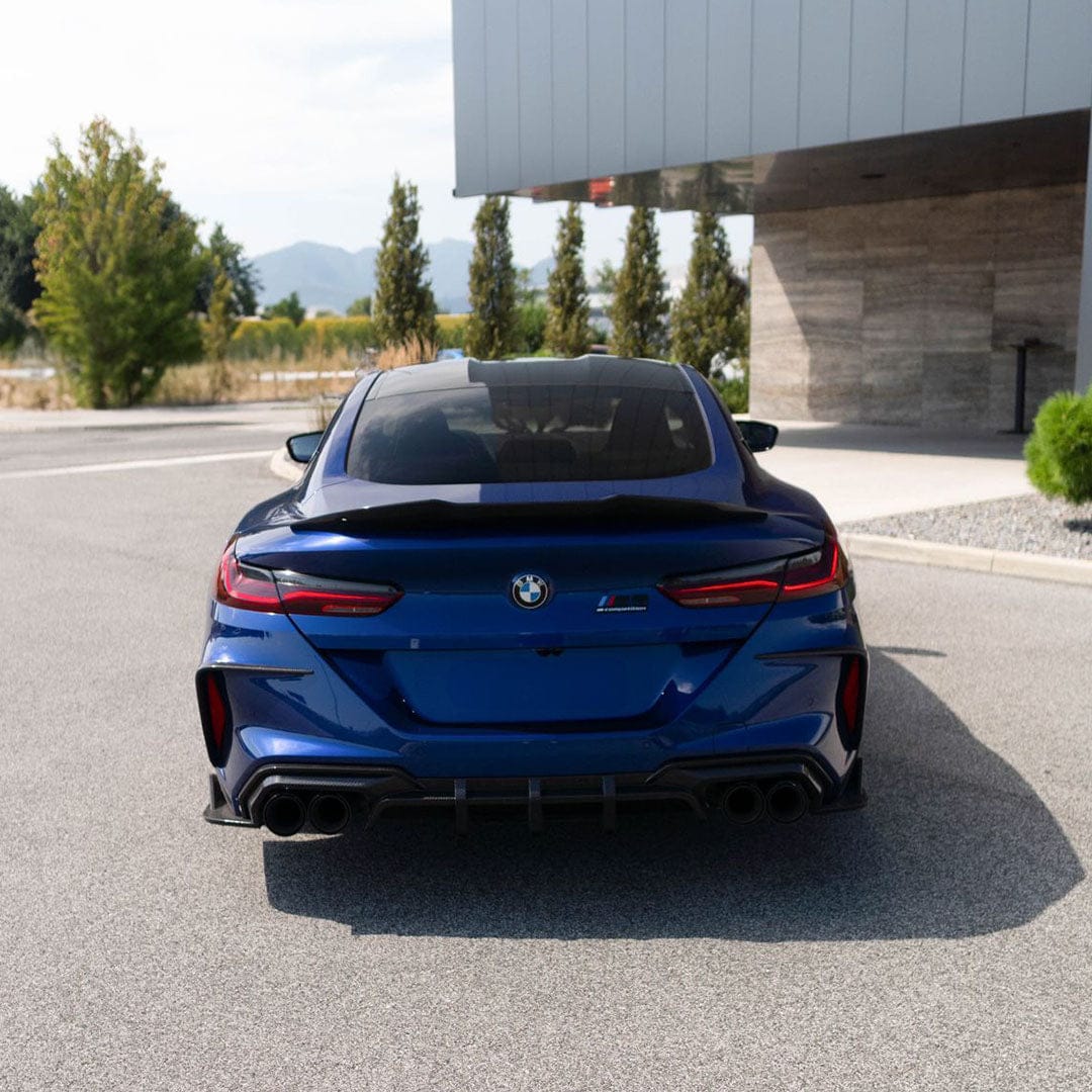 SOOQOO Diffuser SOOQOO BMW M8 F93 Rear Diffuser In Prepreg Carbon Fiber