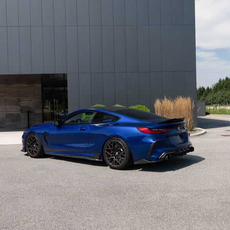SOOQOO Diffuser SOOQOO BMW M8 F93 Rear Diffuser In Prepreg Carbon Fiber
