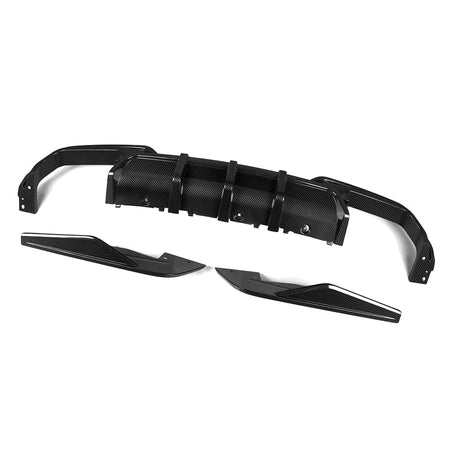 SOOQOO Diffuser SOOQOO BMW M8 F93 Rear Diffuser In Prepreg Carbon Fiber