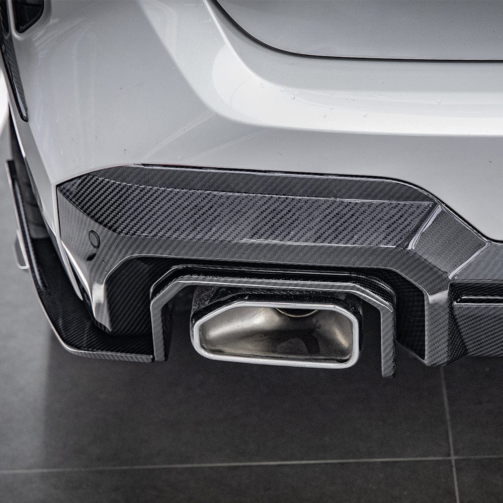SOOQOO Diffuser SOOQOO BMW X3 G01 LCI Rear Diffuser In Prepreg Carbon Fiber
