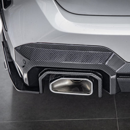 SOOQOO Diffuser SOOQOO BMW X3 G01 LCI Rear Diffuser In Prepreg Carbon Fiber