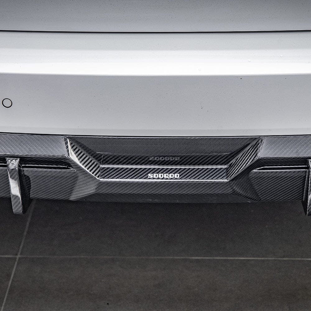 SOOQOO Diffuser SOOQOO BMW X3 G01 LCI Rear Diffuser In Prepreg Carbon Fiber