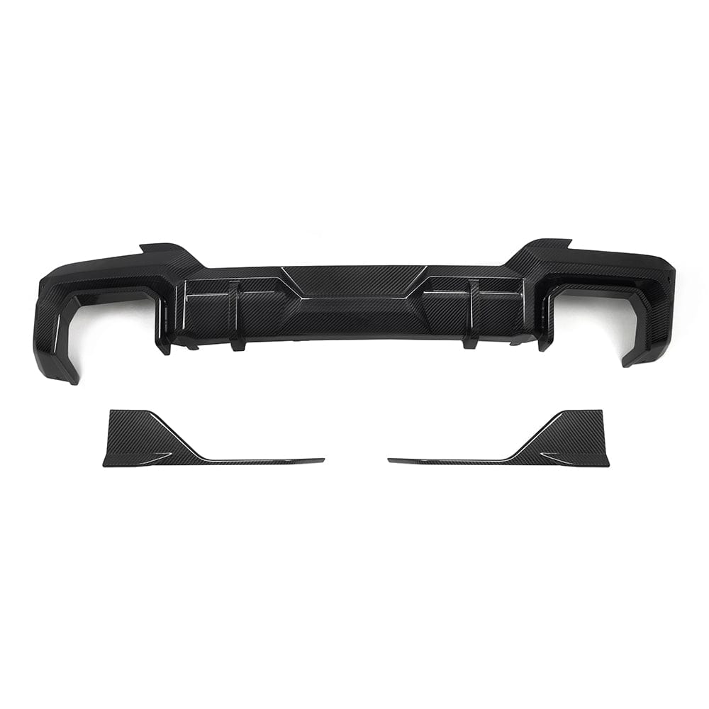 SOOQOO Diffuser SOOQOO BMW X3 G01 LCI Rear Diffuser In Prepreg Carbon Fiber