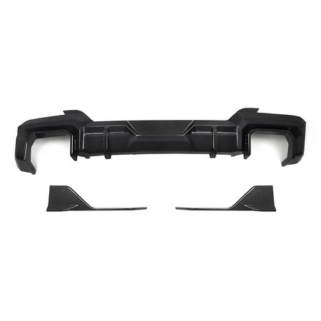 SOOQOO Diffuser SOOQOO BMW X3 G01 LCI Rear Diffuser In Prepreg Carbon Fiber